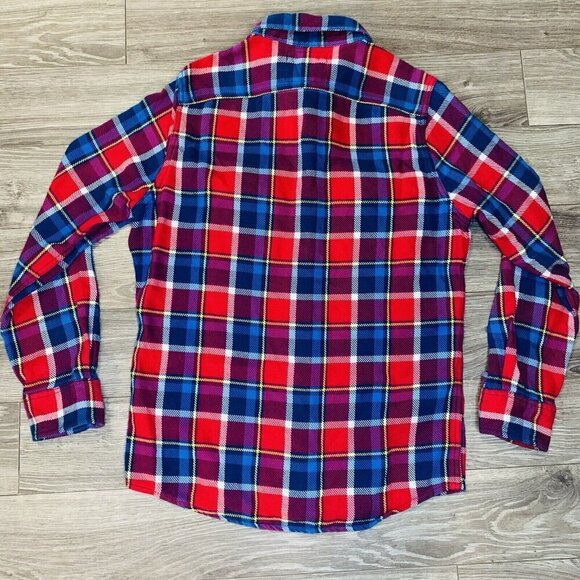 Abercrombie & Fitch Shirt Mens Small Button Up Long Sleeve Plaid Flannel Outdoor - Picture 14 of 15